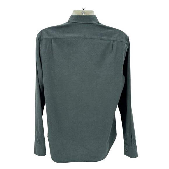 Bonobos Mens Medium Button Shirt Standard Fit Long Sleeve Green Cotton - Picture 3 of 5